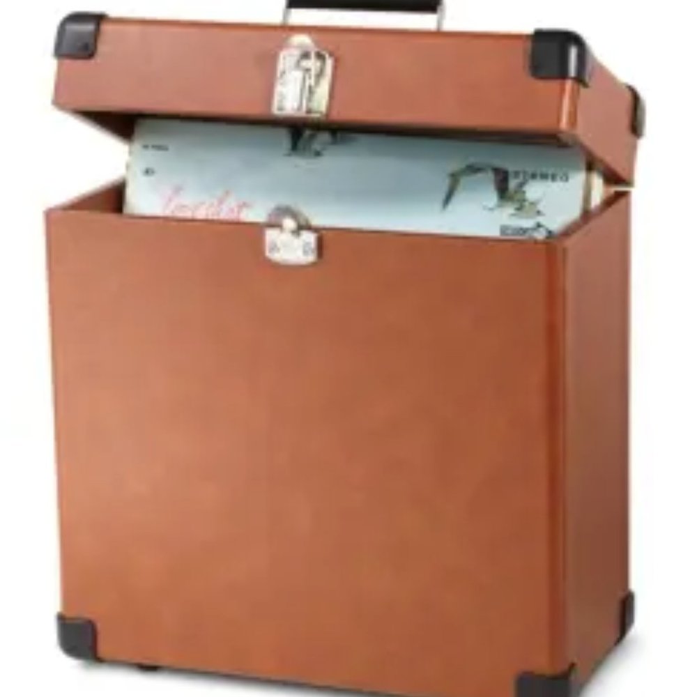 LP Record Leather Carry Bag